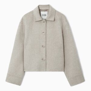 COS Boxy double-faced wool jacket